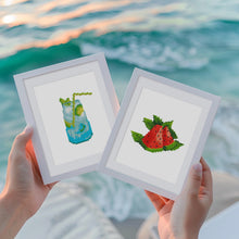 Carica l&#39;immagine nel visualizzatore di Gallery, Mini Set Diamond Painting 15x20cm (2 pezzi) - Estate e Inverno 2