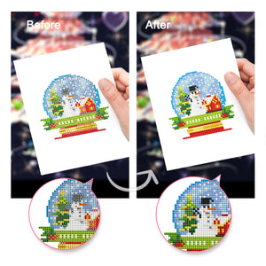 Mini Set Diamond Painting 15x20cm (2 pezzi) - Estate e Inverno