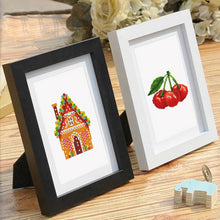 Carica l&#39;immagine nel visualizzatore di Gallery, Mini Set Diamond Painting 15x20cm (2 pezzi) - Cucciolo e Cottage