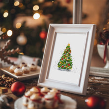 Carica l&#39;immagine nel visualizzatore di Gallery, Mini Set Diamond Painting 15x20cm (2 pezzi) - Uova di Pasqua e Albero di Natale