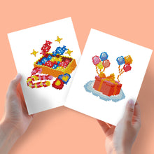 Carica l&#39;immagine nel visualizzatore di Gallery, Mini Diamond Painting 15x20cm (2 pezzi) - Scatole e Palloncini