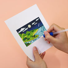 Carica l&#39;immagine nel visualizzatore di Gallery, Mini Set Diamond Painting 15x20cm (2 pezzi) - Paesaggi notturni