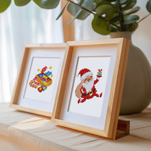 Carica l&#39;immagine nel visualizzatore di Gallery, Mini Set Diamond Painting 15x20cm (2 pezzi) - Succo e Babbo Natale