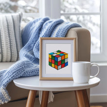 Carica l&#39;immagine nel visualizzatore di Gallery, Mini Set Diamond Painting 15x20cm (2 pezzi) - Cubo di Rubik e Picasso