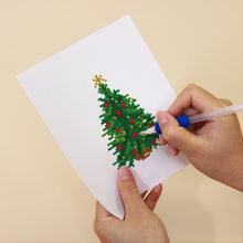 Carica l&#39;immagine nel visualizzatore di Gallery, Mini Set Diamond Painting 15x20cm (2 pezzi) - Ghirlanda e Albero di Natale