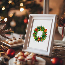 Carica l&#39;immagine nel visualizzatore di Gallery, Mini Set Diamond Painting 15x20cm (2 pezzi) - Ghirlanda e Albero di Natale