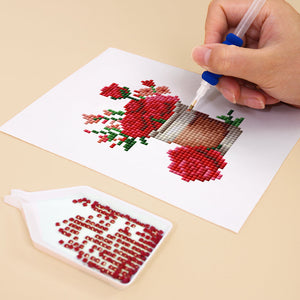 Mini Set Diamond Painting 15x20cm (2 pezzi) - Caffè e Melograno