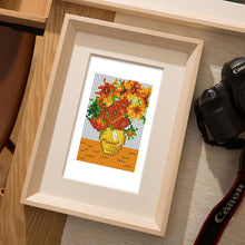 Carica l&#39;immagine nel visualizzatore di Gallery, Mini Set Diamond Painting 15x20cm (2 pezzi) - Tramonto e Fiori