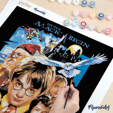 Carica l'immagine nel visualizzatore di Gallery, Dipingere con i numeri - Harry Potter e la Pietra Filosofale - Poster