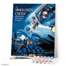 Carica l'immagine nel visualizzatore di Gallery, Dipingere con i numeri - Harry Potter - Volo dall'Inghilterra verso Hogwarts
