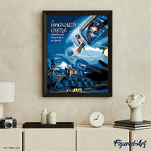 Carica l'immagine nel visualizzatore di Gallery, Dipingere con i numeri - Harry Potter - Volo dall'Inghilterra verso Hogwarts