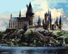 Carica l'immagine nel visualizzatore di Gallery, Dipingere con i numeri - Harry Potter - Castello di Hogwarts Figured'Art