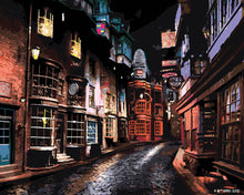 Carica l'immagine nel visualizzatore di Gallery, Dipingere con i numeri - Harry Potter - Diagon Alley Figured'Art