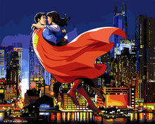 Carica l'immagine nel visualizzatore di Gallery, Dipingere con i numeri - Superman e Lois nel cielo Figured'Art