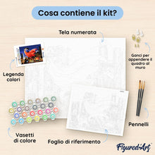 Carica l'immagine nel visualizzatore di Gallery, Dipingere con i numeri - Superman e Lois nel cielo