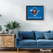 Carica l'immagine nel visualizzatore di Gallery, Dipingere con i numeri - Superman con lo scudo “S”