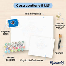 Carica l'immagine nel visualizzatore di Gallery, Dipingere con i numeri - Superman con lo scudo “S”