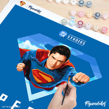 Carica l'immagine nel visualizzatore di Gallery, Dipingere con i numeri - Superman con lo scudo “S”