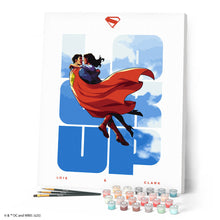 Carica l'immagine nel visualizzatore di Gallery, Dipingere con i numeri - Superman - Lois e Clark tra le nuvole