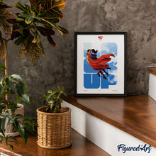 Carica l'immagine nel visualizzatore di Gallery, Dipingere con i numeri - Superman - Lois e Clark tra le nuvole
