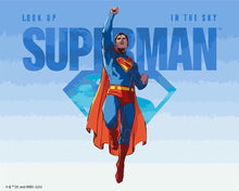 Carica l'immagine nel visualizzatore di Gallery, Dipingere con i numeri - Superman in volo nel cielo Figured'Art