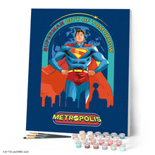 Carica l'immagine nel visualizzatore di Gallery, Dipingere con i numeri - Superman - Città del domani