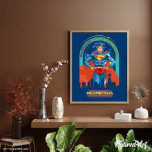 Carica l'immagine nel visualizzatore di Gallery, Dipingere con i numeri - Superman - Città del domani
