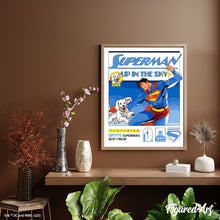 Carica l'immagine nel visualizzatore di Gallery, Dipingere con i numeri - Superman nel cielo