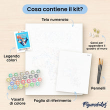 Carica l'immagine nel visualizzatore di Gallery, Dipingere con i numeri - Superman &amp; Krypto con lo skyline 1