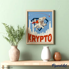 Carica l'immagine nel visualizzatore di Gallery, Dipingere con i numeri - Superman - Krypto in volo