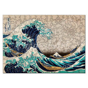 Puzzle in Legno Adulti - La grande onda di Kanagawa di Hokusai