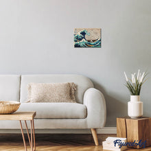 Carica l&#39;immagine nel visualizzatore di Gallery, Puzzle in Legno Adulti - La grande onda di Kanagawa di Hokusai