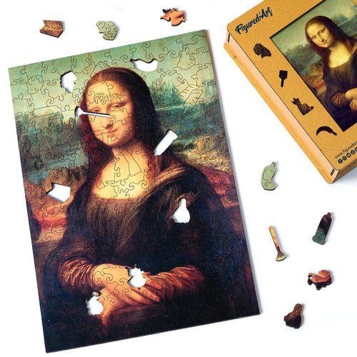 Puzzle in Legno Adulti - La Gioconda di Leonardo da Vinci