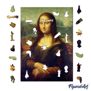 Puzzle in Legno Adulti - La Gioconda di Leonardo da Vinci