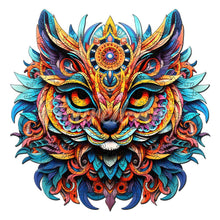 Carica l&#39;immagine nel visualizzatore di Gallery, Puzzle in Legno Adulti - Gatto Mandala