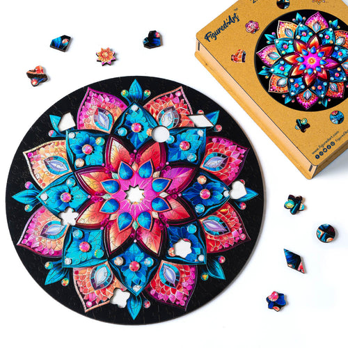 Puzzle in Legno Adulti - Caleidoscopio Mandala