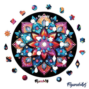 Puzzle in Legno Adulti - Caleidoscopio Mandala
