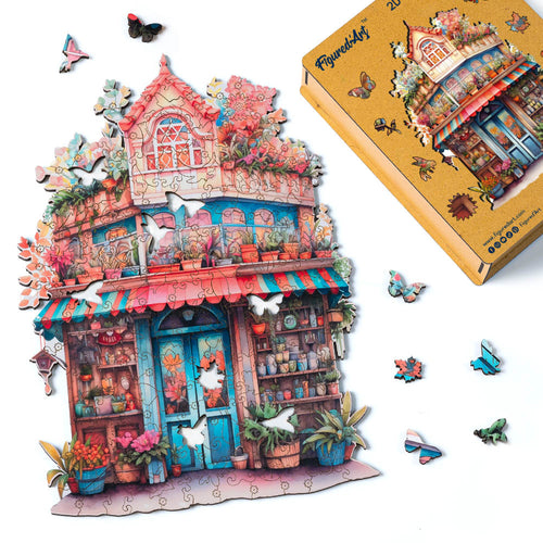 Puzzle in Legno Adulti - Fiorista Fantasiosa