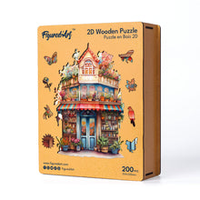 Carica l&#39;immagine nel visualizzatore di Gallery, Puzzle in Legno Adulti - Fiorista Fantasiosa