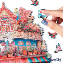 Carica l&#39;immagine nel visualizzatore di Gallery, Puzzle in Legno Adulti - Fiorista Fantasiosa