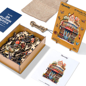 Puzzle in Legno Adulti - Fiorista Fantasiosa
