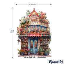 Carica l&#39;immagine nel visualizzatore di Gallery, Puzzle in Legno Adulti - Fiorista Fantasiosa