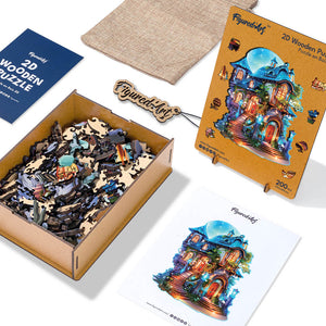 Puzzle in Legno Adulti - Casa Incantata