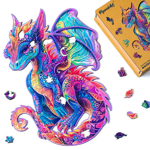 Puzzle in Legno Adulti - Drago Vivace