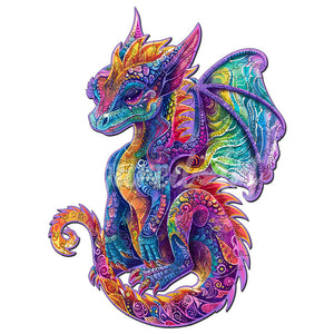 Puzzle in Legno Adulti - Drago Vivace