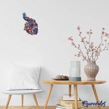 Carica l&#39;immagine nel visualizzatore di Gallery, Puzzle in Legno Adulti - Pavone