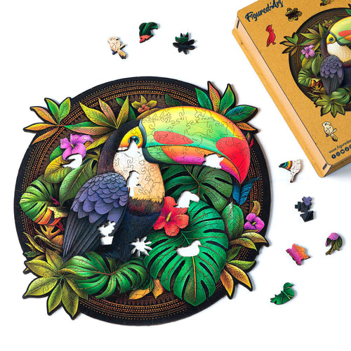 Puzzle in Legno Adulti - Tucano Tropicale
