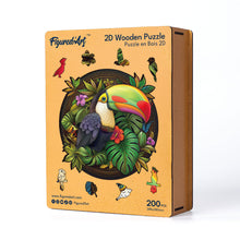 Carica l&#39;immagine nel visualizzatore di Gallery, Puzzle in Legno Adulti - Tucano Tropicale