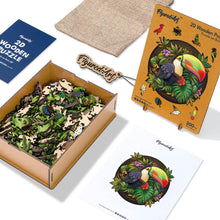 Carica l&#39;immagine nel visualizzatore di Gallery, Puzzle in Legno Adulti - Tucano Tropicale