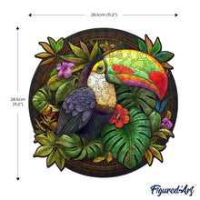 Carica l&#39;immagine nel visualizzatore di Gallery, Puzzle in Legno Adulti - Tucano Tropicale